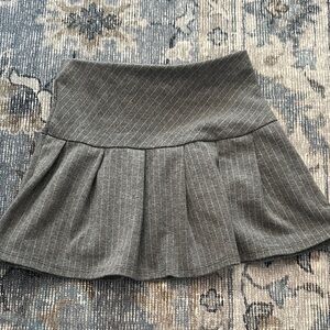 H&M Gray Pinstripe Skater Skirt 5T/6T
